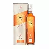 Johnnie Walker 18 Jahre | Blended Scotch Whisky | mit Geschenkverpackung | Preisgekrönt und aromatisch | handgefertigt aus Schottland | 40% vol | 700ml Einzelflasche |