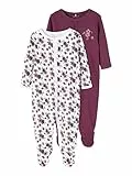 NAME IT Schlafstrampler Set für Babys Prune Purple 86