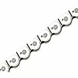 Point Kette Half Link MK 918 - 1/2 x 1/8' - 102 Glieder, verchromt, 10105901