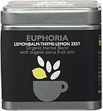 Organic Islands Euphoria – Griechische Bio Teemischung mit Thymian, Zitronenverbene & Zitronenschale, 2er Pack x 28,35g (Insgesamt 56,7g) – Kräuter aus Naxos