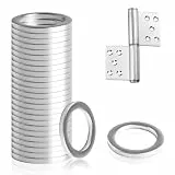 150 Stück Fitschenringe Zimmertüren, Φ10mm x 15mm x 1,5mm Fitschenringe Set, Edelstahl Tür Unterlegscheiben Türscharnier Unterlegscheibe, Standard Türunterlegscheiben für Türen, Beilagscheiben Set