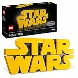 LEGO Star Wars 75407 Star Wars Logo Steinen - Bauset für Erwachsene zum Sammeln - Popkultur-Modell - Ausstellungsstück für das Büro - Geschenkidee für Erwachsene und Jugendliche Fans