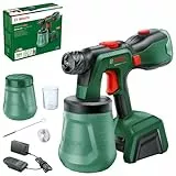 Bosch Akku-Farbsprühsystem AdvancedSpray 18V-500 (für Dispersions-/Latexfarben, Lasuren und Lacke; 3 m²/min; 2x 1200-ml-Becher; 4Ah-Akku und Ladegerät)