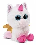 NICI Kuscheltier GLUBSCHIS Einhorn Glowy Kaddi 15cm weiß - Stofftier aus weichem Plüsch, niedliches Plüschtier zum Kuscheln und Spielen, für Kinder & Erwachsene, tolle Geschenkidee - 49695