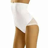 Wolbar Damen Sexy Shapewear-Slips Spitze Miederslip Hohe Taille Figurformende WB145, Weiß,XXL