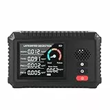 Digitales Innenraum-Luftqualitätsmessgerät, TVOC und HCHO, Feinpartikeldetektor (PM1.0, PM2.5 und PM10), LED-Anzeige, tragbarer Monitor zur Erkennung von Luftverschmutzung