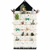 Toyvian Weihnachts-adventskalender 2025 mit Taschen – 24 Tage Adventskalender zum Aufhängen an Der Wand aus Stoff zum Befüllen für Den Weihnachts-countdown Weihnachtsdekoration für Die Feiertage