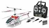 Carson 500507161 Easy Tyrann 250 rot – Ferngesteuerter Helikopter, Robustes RTF (Ready to Fly) Modell für Einsteiger, inklusive Batterien, für Kinder ab 12 Jahren