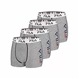 Fila Herren Boxer Fi/1Bcx4/Fu5040 Retroshorts, Gr, XL (4er Pack)