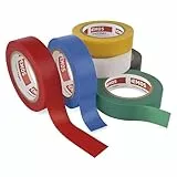 EMOS - PVC-Isolierband Mix 6er Pack, 15mm, 8m - isolierendes Klebeband Multicolor-Set für Trockenbereich - hohe Haftung, Spannungsfestigkeit und Anwendungstemperaturbereich - selbstklebendes PVC-Band