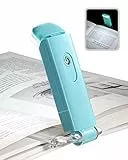 DEWENWILS Leselampe Buch Klemme, LED Klemmleuchte USB Wiederaufladbar Leselicht, 2 Einstellbare Helligkeitsstufen Buchlampe, Geschenk für Kinder und Bücherwürmer, Tageslicht
