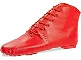 Diamant TANZSCHUHMANUFAKTUR Gardestiefel in rot Leder mit geteilter Gummisohle Turniertauglicher Garde-, Show- & Jazztanzstiefel (Rot, EU Schuhgrößensystem, Erwachsene, Numerisch, M, 39)