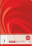 BRUNNEN Schulheft Premium Vivendi | A5, Lineatur 7, 16 Blatt, rot