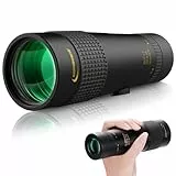 Aurosports 10-30x40 Zoom Monokular Teleskop Erwachsene, Bak4 Prisma Dual Fokus Fernrohr Kompakt Monokulare für Wildtiere Vogelbeobachtung Wandern Jagd Camping