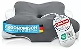 Gentle North Ergonomisches Nackenstützkissen aus hochwertigem Memory Schaum - Nackenkissen - Kopfkissen für Seiten-, Rücken- & Bauchschläfer - waschbarer Bezug bei 40°C