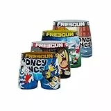 Freegun Herren Fgloo/1/Bm/Pk4 Retroshorts, Blau/Braun/Grün/Schwarz, L (4er Pack)