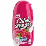 CHIEFS Syrup Zero, Himbeere, 65ml, für mehr als 8l Fertiggetränk, Sirup zuckerfrei mit echten Fruchtextrakten, vegan, zero Kalorien, made in Germany