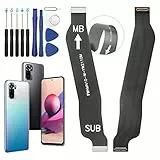 RongZy Flat Flex Kabel Kompatibel mit Xiaomi Redmi Note 10s 4G/Note 10 4G Mainboard FlexKabel für Redmi Note 10s 4G M2101K7BNY Mainboard-Verbindung Ersatz