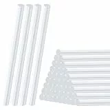 50 Stück Heißklebesticks 11mm x 200mm, Heißklebestifte für Heißklebepistole Sticks, Transparente Heissklebepistole Klebesticks Heisskleber Sticks für Heimwerken, Reparieren Handwerk(transparent)