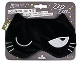 moses Ed, the Cat Schlafmaske Sleepy Ed – Kuschelweiche Schlafmaske aus Jersey, Mit breitem und elastischem Band