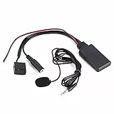 KIMISSBluetootho Adapter, Auto-AUX-IN-Kabeladapter mit Mikrofon und Freisprecheinrichtung, passend für Focus 6000CD+ Bluetooth-Adapter