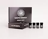 White Energy | New Energy and clear Focus | Beste Alternative zu Energy Drinks | 80 Dosen | Klinisch getestet | Cranberry 4er Pack