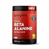 Beta Alanin Pulver 1000g - 5000mg pro Portion - Pre-Workout für 7 Monate - Hochdosierte, vegane Aminosäure - Beta-Alanin +99% rein, ohne Zusätze & geschmacksneutral - Laborgeprüfte Qualität
