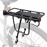 ZUKKA Fahrrad Gepäckträger Set für 22-29 Zoll/700C Fahrräder,Einstellbare Universal Eisen Gepäckträger Fahrrad Maximalbelastung 110lbs(50kg) für Mountainbiken und Rennradfahren