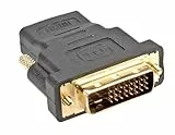 ROLINE HDMI-DVI Adapter, HDMI BU / DVI-D ST, 50 mm