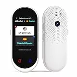 VDKOERT Z8 Sprachübersetzer Gerät,Übersetzungsgerät mit Sprachausgabe Translator,Übersetzer Echtzeit 138 Sprachen und Akzente mit WiFi/Offline/Foto Unterstützung für Reisen,Lernen und Business,White