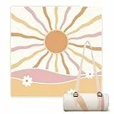 LARUTAN Strand & Picknickdecke 200x200 cm, wasserdicht & waschbar, mit Tragegurt - perfekt für Strand, Camping & Picknick Sicilia