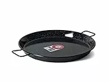 Garcima Paellapfanne für 4 Personen, emailliert, 30 cm 9 personas, 40 cm, Schwarz