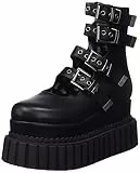 LAMODA Damen Same Crew Ankle Boot, Black Pu, 37 EU