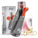 air up® Flasche Twist Pro Starter Set Original, inkl Pods in 5 Geschmacksrichtungen 1l Trinkflasche mit Geschmack, zuckerfrei I auslaufsicher, spülmaschinenfest & BPA frei I in Charcoal Grey