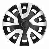 AUTO-STYLE Satz Radzierblenden Revo-VAN 15-Zoll Silber/Schwarz (Sphäre)