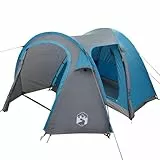 vidaXL Kuppelzelt für Camping und Outdoor | Platz für 6 Personen, wasserdicht, windfest, schwer entflammbar, easy aufzubauen mit Reißverschluss, idealer Sommerschutz draußen, perfekt für Wandergruppen