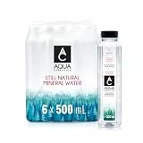 AQUA CARPATICA 500ml x 6 Still Water Premium Natürliches Mineralwasser, Mit Natürlichen Elektrolyten, 100% Recycelbar, BPA Frei, Ohne Kohlensäure, Perfekt für die Zubereitung von Babynahrung