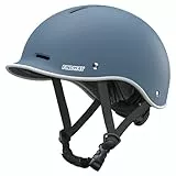 Findway Fahrradhelm für Herren und Damen mit Kinnpolster, Fahrrad Helm Erwachsene mit 14 Belüftungskanäle Cityhelm, Einstellbare Radhelm mit PopLock Diebstahlschut Leichter, Robuster und Sicherer