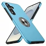 Doeshine Hülle für Samsung Galaxy S25, Militärschutz Kameraschutz Stoßfest Samsung S25 Hülle mit 360° Magnetischer Drehbarer Ständer Kickstand Schutzhülle Handyhülle für Samsung S25, Marineblau