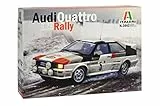 Italeri IT3642 3642S - 1:24 Audi Quattro Rally , Modellbau, Bausatz, Standmodellbau, Basteln, Hobby, Kleben, Plastikbausatz, detailgetreu, Unlackiert