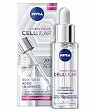 NIVEA Cellular Expert Filler Gesichtsserum mit Hyaluronsäure, 30 ml, Anti-Falten- und straffendes Gesichtsserum, Gesichtsserum mit Mikro-Hyaluronsäure für eine glatte und aufgefüllte Haut