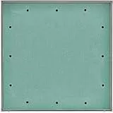 UPMANN Revisionsklappe Vario-Star Revisionstür GK-Einlage 400x400mm Gipskarton Alu Rahmen Revision Wartungstür Wartungsklappe Wartung Reinigungsklappe Wartungsöffnung Feuchtraumgeeignet Trockenbau