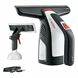 Bosch Akku Fenstersauger GlassVAC Solo Plus (für Fenster, Spiegel und Dusche, Laufzeit: ca. 35 Fenster, im Karton)