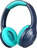 WISEQ Unbreakable - Wireless-Kopfhörer für Kinder - 45 Stunden Akku - Over Ear - Bluetooth 5.0 - Kinder Kopfhörer - Limited - Pink (Blau)