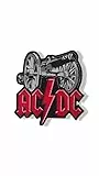 Rock Patch – AC/DC-inspirierter Cannon Aufnäher zum Aufbügeln, Bestickt, Applikation