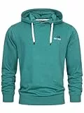 Indicode Herren INMorey Sweatshirt mit Kapuze | Hoodie Kapuzenpullover für Männer Hydro, XXL