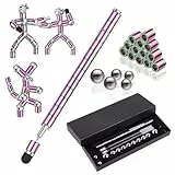 OSDUE Magnetic Fidget Pen, Stressabbau Druckkugelschreiber, Lustig Multifunktions Magnetstift, Vatertagsgeschenk für Papa, Geschenke für Männer, Ideales Geschenk für Kinder (Mehrfarbig)