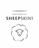 Naturally Sheepskins Snuggly Kinderwageneinlage (69 x 34 cm) - 100% natürliche & echte neuseeländische Schaffell-Schurwolle mit farblich abgestimmtem Baumwollfutter für Kinderwagen & Kinderwagen