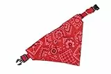 Karlie Halsband mit Halstuch, Nylon, Rot, 22-35x1 cm