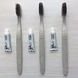 AURMOO 20 Stück Reisezahnbürste mit Zahnpasta, Reise Zahnbürste Set, Einweg Zahnbürste, Handzahnbürste, Hotel Zahnbürsten, Einmal Zahnbürsten, Travel Toothbrush für Camping Reisen, Einzeln Verpackt